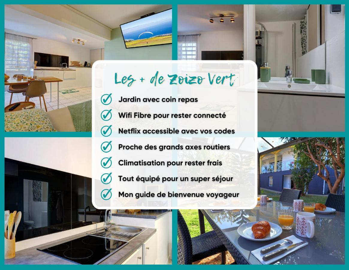 סן-לו Zoizo Vert - Studio Au Calme Avec Jardin - St Leu מראה חיצוני תמונה